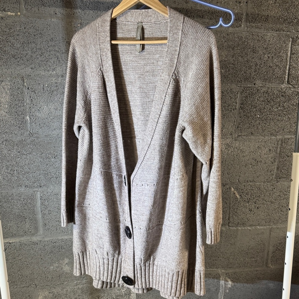 Cozy Beige Women's Cardigan Sweater